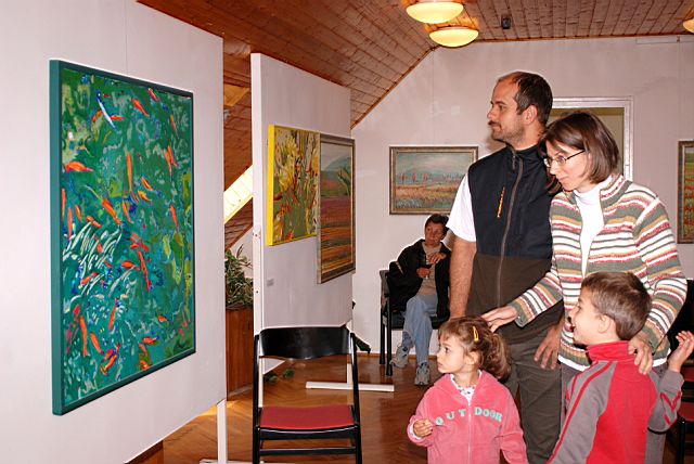 M. Fekete György festőművész kiállítása - 2009. május 31-én Ábrahámhegyen