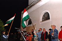 Az 1956-os forradalom és szabadságharc ünnepi megemlékezése 2009. október 23-án Ábrahámhegyen