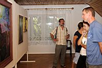 Benkő Viktor kiállítása - 2012. július 28-án Ábrahámhegyen
