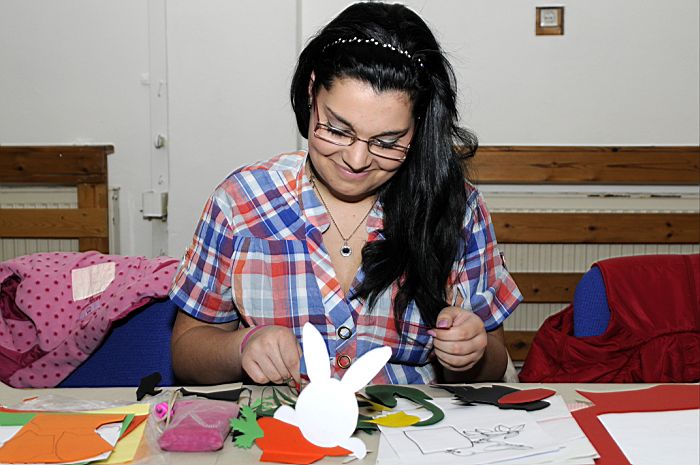 Húsvéti kézműves foglalkozás 2012. április 7-én Ábrahámhegyen 