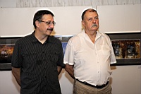 Darvas László és Darvas Gábor kiállítás megnyitója Ábrahámhegyen 2015. augusztus 29-én