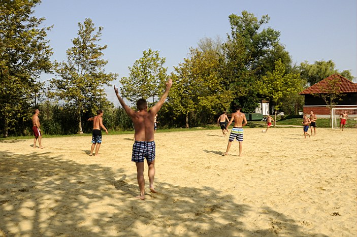 Sportnap a felnőtteknek Ábrahámhegyen 2016. július 23-án a strandon
