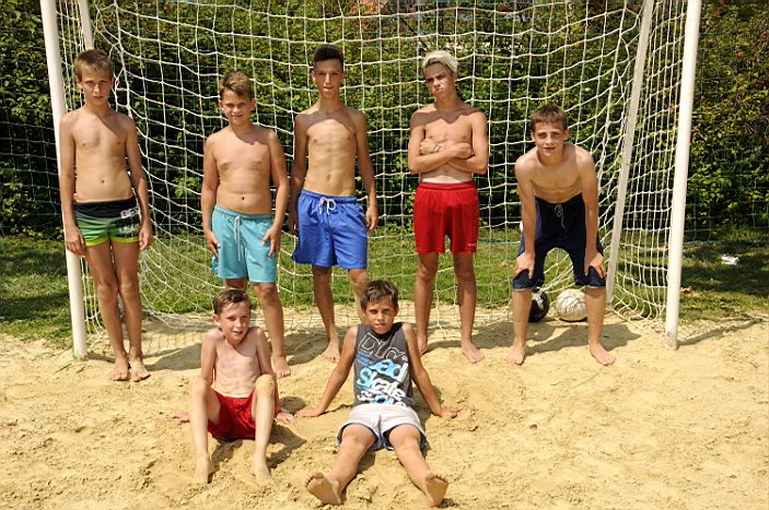 Sportnap a gyerekeknek Ábrahámhegyen 2016. július 23-án a strandon