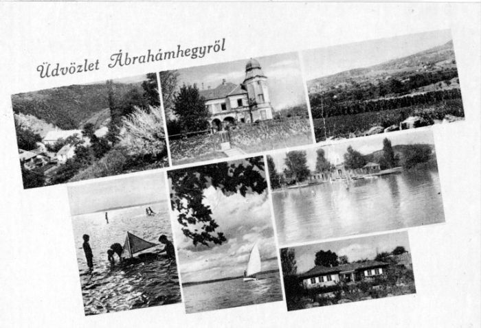 Ábrahámhegy Anno régi képek, képeslapok a XX. századból